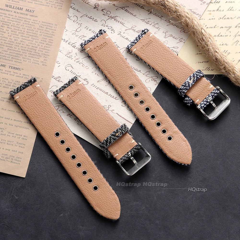 CowLost | bracelets-product_id-hqstrap-nylon-leather-quick-release-watch-band-18mm-20mm-22mm-for-seiko-vintage-woven-canvas |5