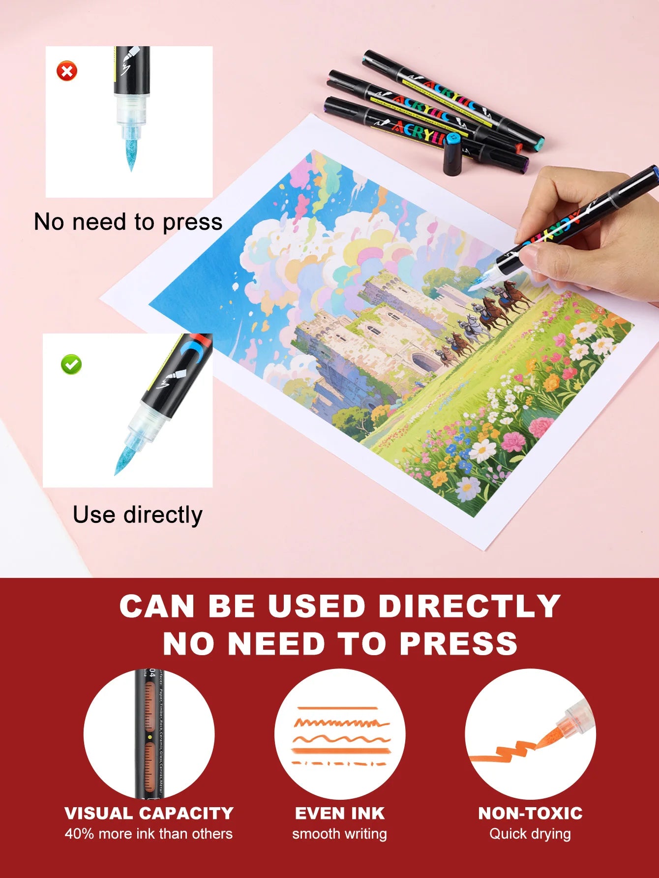 CowLost | product_id-2-in-1-double-ended-acrylic-marker-set-24-120-colors-for-painting-coloring-books |3