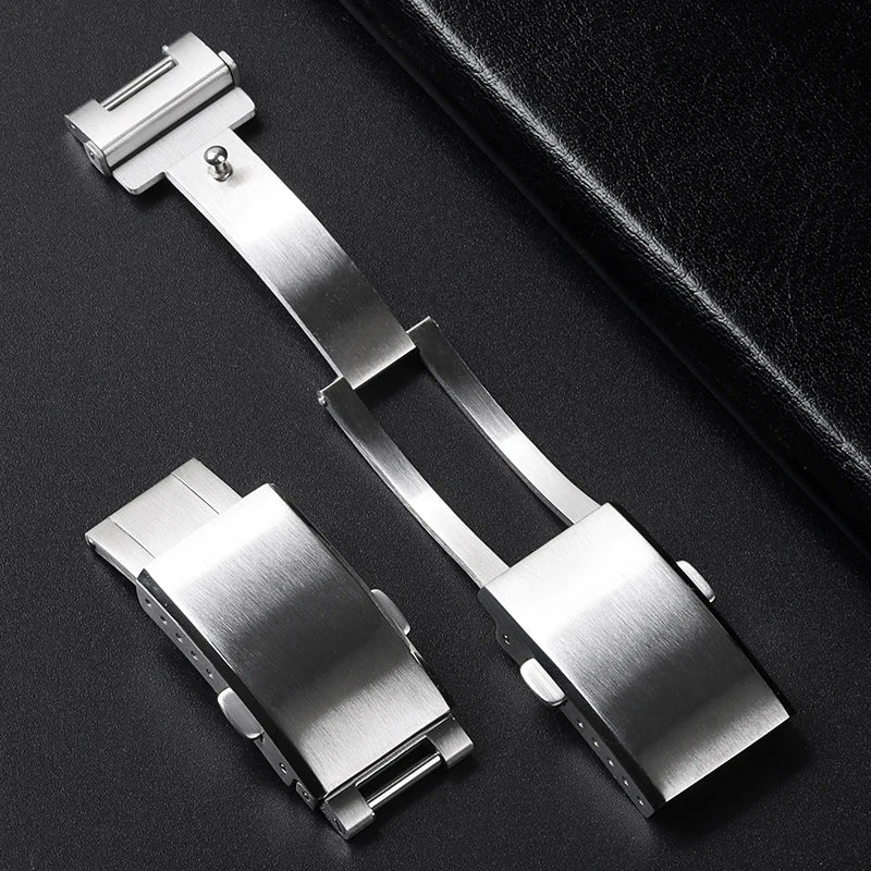 CowLost | watch-bands-product_id-solid-stainless-steel-adjustable-watchband-buckle-9-16mm-for-rolex-daytona-submariner-deployment-clasp |9
