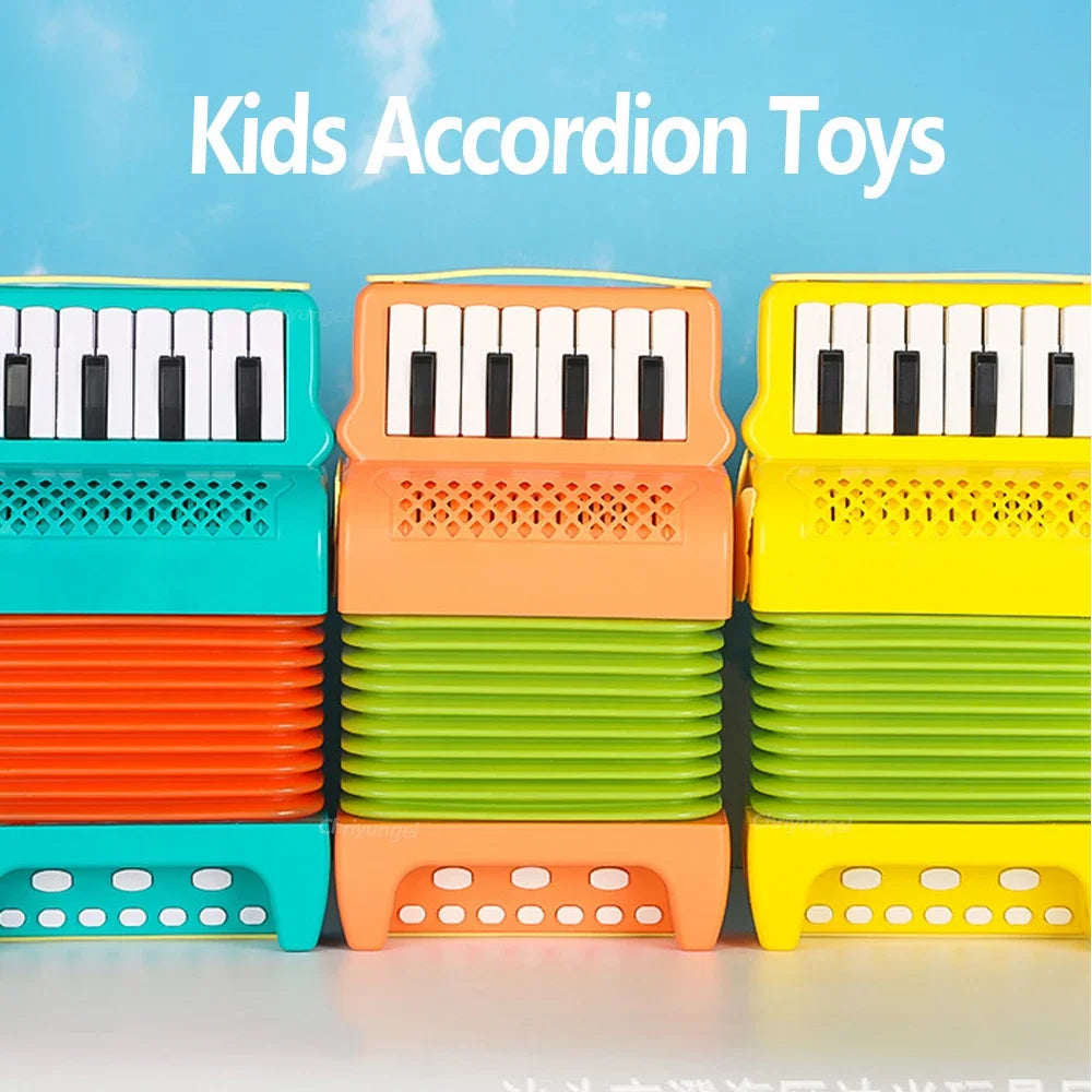 Accordion Toy Piano Musical Instrument Educational Gift for Kids Toddlers
