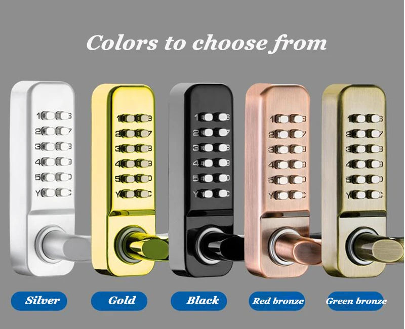 CowLost | locks-keys-product_id-long-handle-mechanical-keypad-password-lock-waterproof-keyless-wooden-door-gate-lock |8