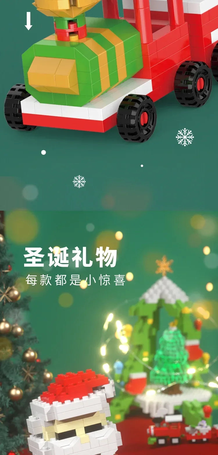 CowLost | christmas-gifts-building-block-series-santa-claus-reindeer-puzzle-assembly-bricks-table-decoration-toys-for-child-chrismas-gift-1 |22