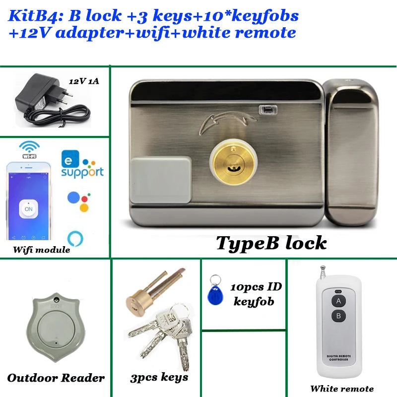 CowLost | locks-keys-product_id-12v-electric-access-control-lock-with-exit-button-and-wifi-smart-fail-secure-gate-lock |17