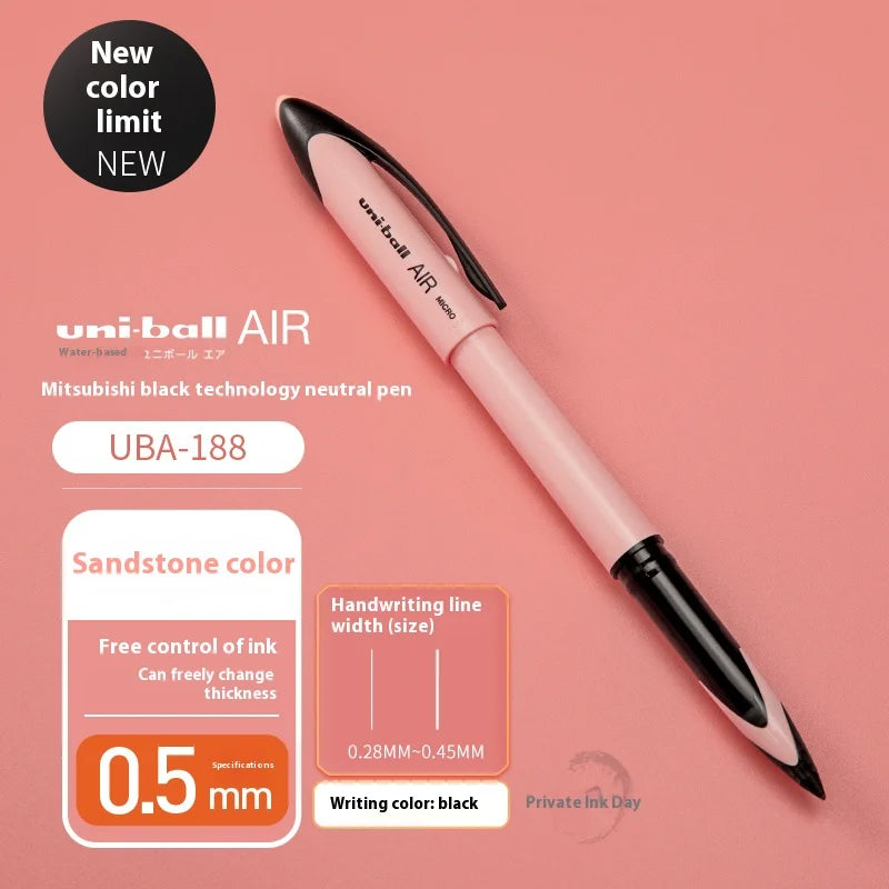 CowLost | product_id-uni-ball-air-uba-188-black-gold-series-gel-pen-quick-dry-high-end-office-pen |41