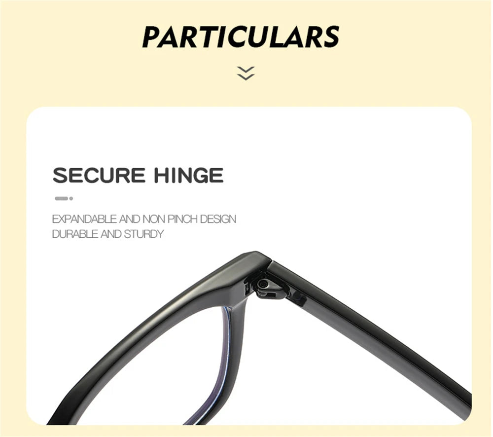 CowLost | uncategorized-vivibee-vintage-unisex-blue-light-blocking-square-eyeglasses |11