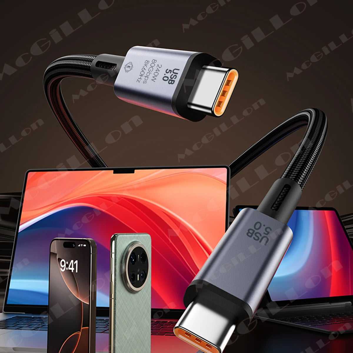 CowLost | product_id-usb-5-type-c-to-c-cable-80gbps-240w-fast-charging-thunderbolt-5-4-data-transfer-cable-for-laptop |1