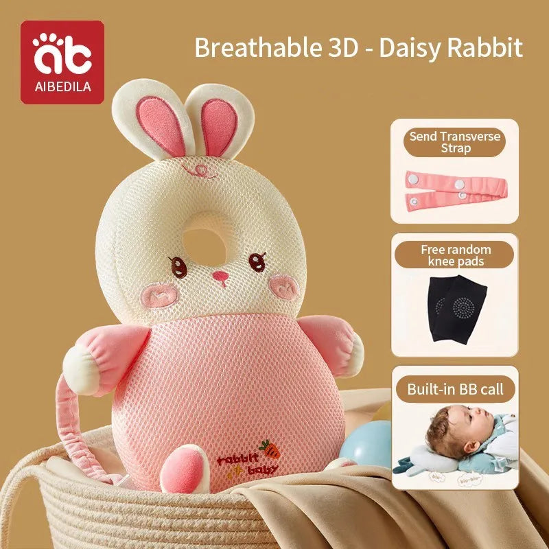 CowLost | aibedila-newborn-head-back-protector-baby-protect-pillow-learn-walk-headgear |22