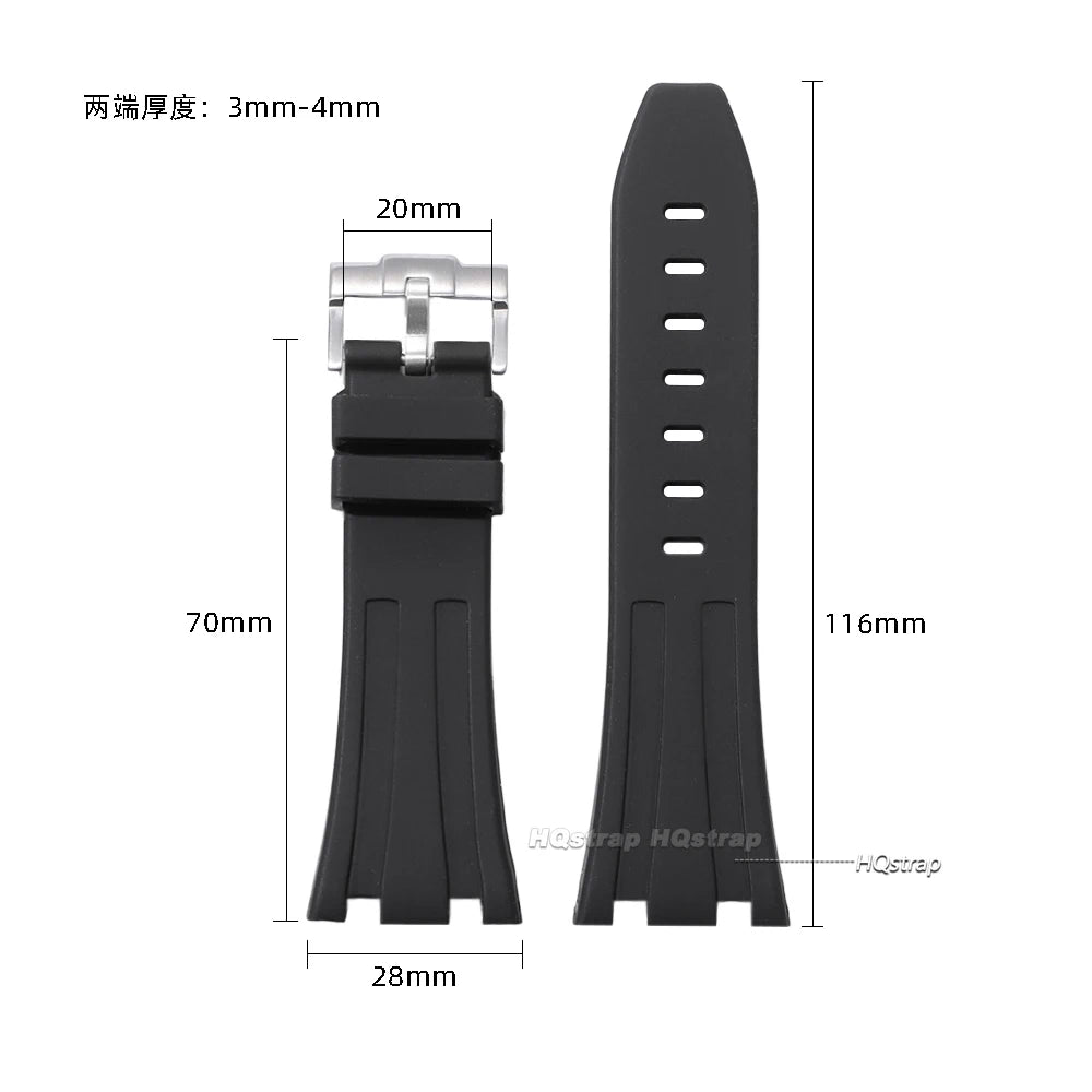 CowLost | product_id-silicone-waterproof-replacement-watchband-for-ap-royal-oak-offshore-27-28-30mm-sports-strap |8