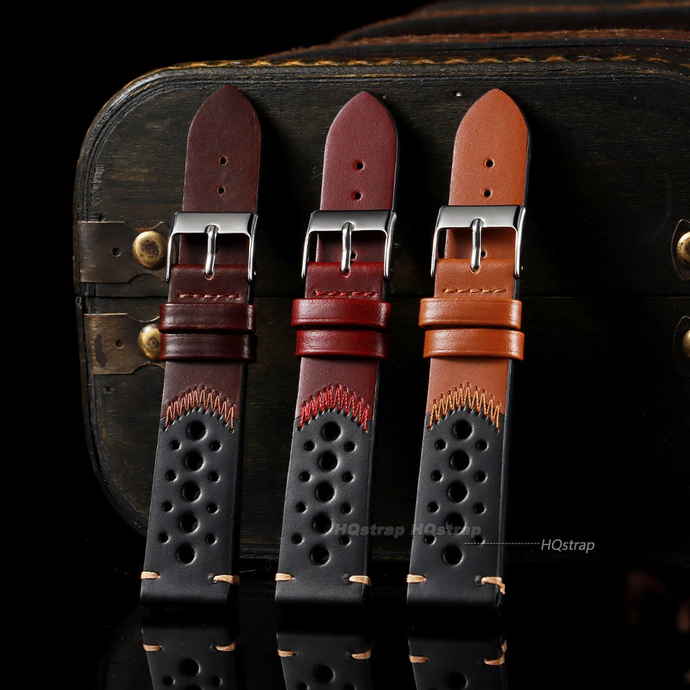 CowLost | product_id-breathable-genuine-cowhide-leather-20mm-watch-strap-for-seiko-unisex-with-stitching |3