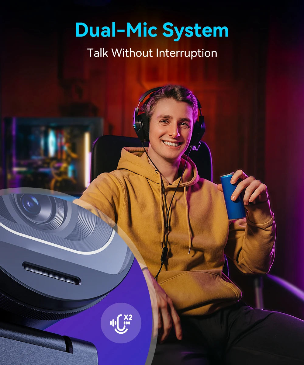 CowLost | webcam-4k-streaming-web-camera-1080p-60fps-usb-camera-emeet |13