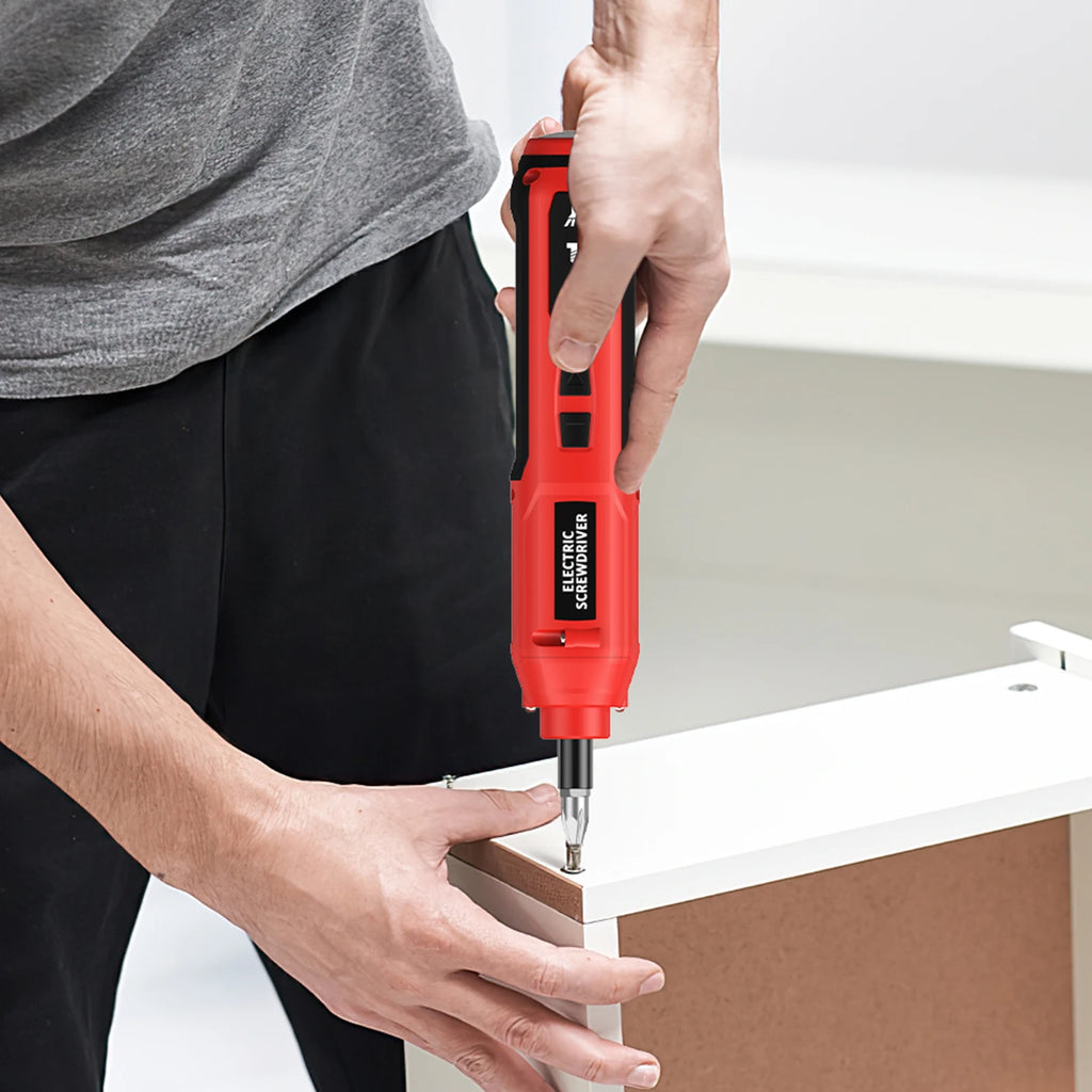 ORIA 3.6V Cordless Rechargeable Precision Electric Screwdriver Kit for DIY Home Use