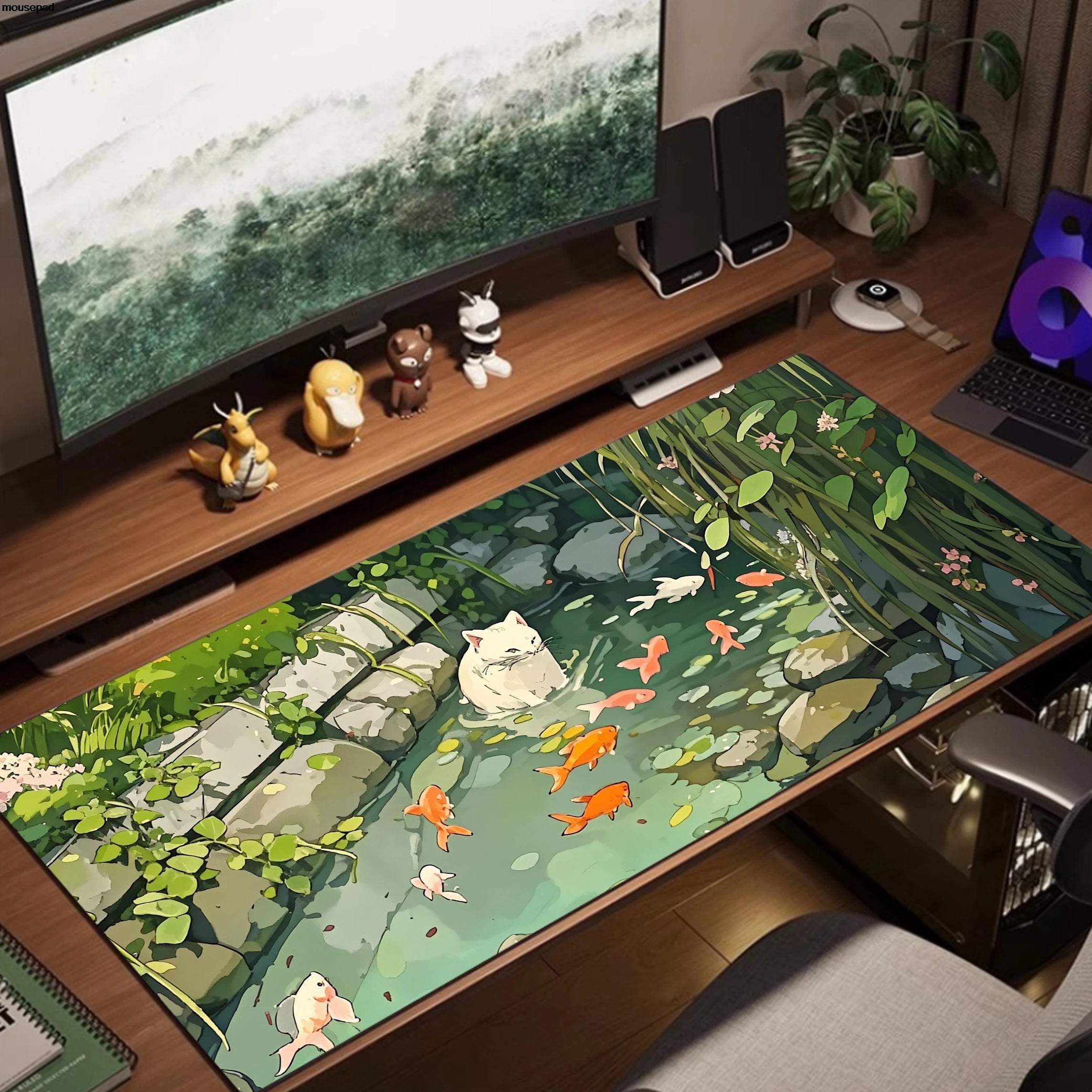 CowLost | uncategorized-grass-cat-gaming-mousepad-xxl-900x400mm |1