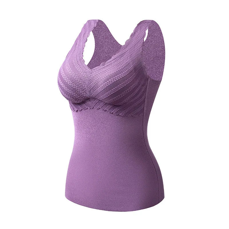 CowLost | autumn-and-winter-german-velvet-thermal-vest-for-women-with-breast-pads-large-size-seamless-thermal-underwear-for-women |9