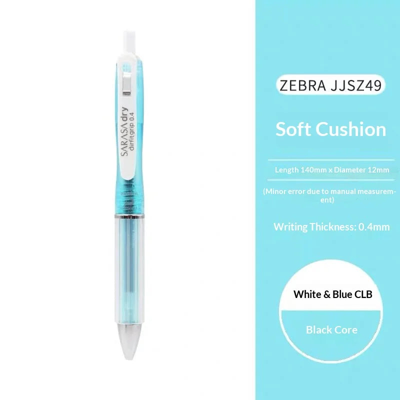 CowLost | product_id-zebra-jjz49-quick-dry-gel-pen-0-4-0-5mm-retractable-cushion-grip-transparent-design-for-exams-writing |35