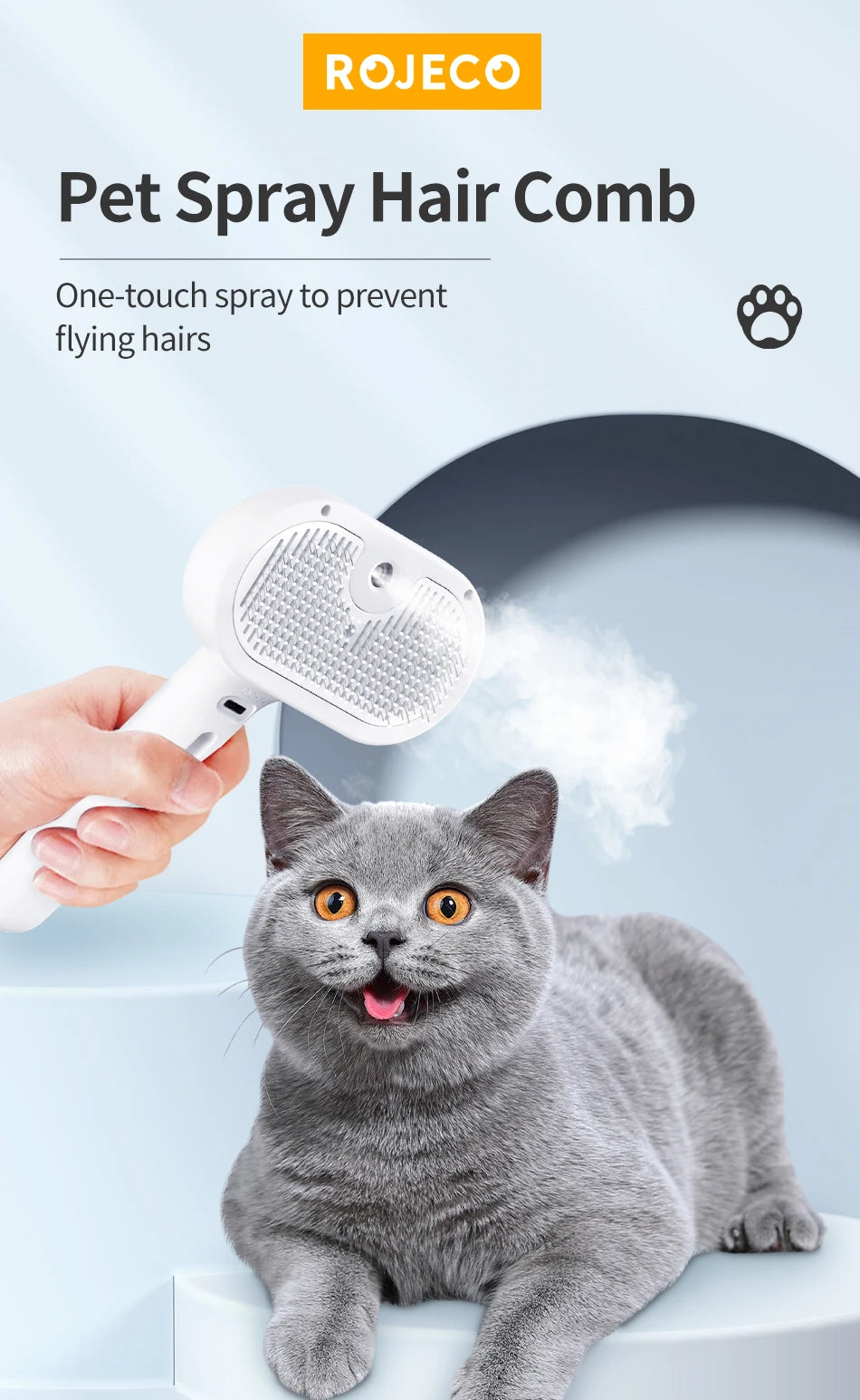 CowLost | tools-rojeco-automatic-spray-hair-comb-for-pets |7