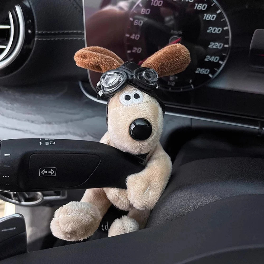 CowLost | product_id-plush-puppy-car-wiper-turn-signal-switch-decoration-cute-dog-clutch-doll-interior-accessory |13