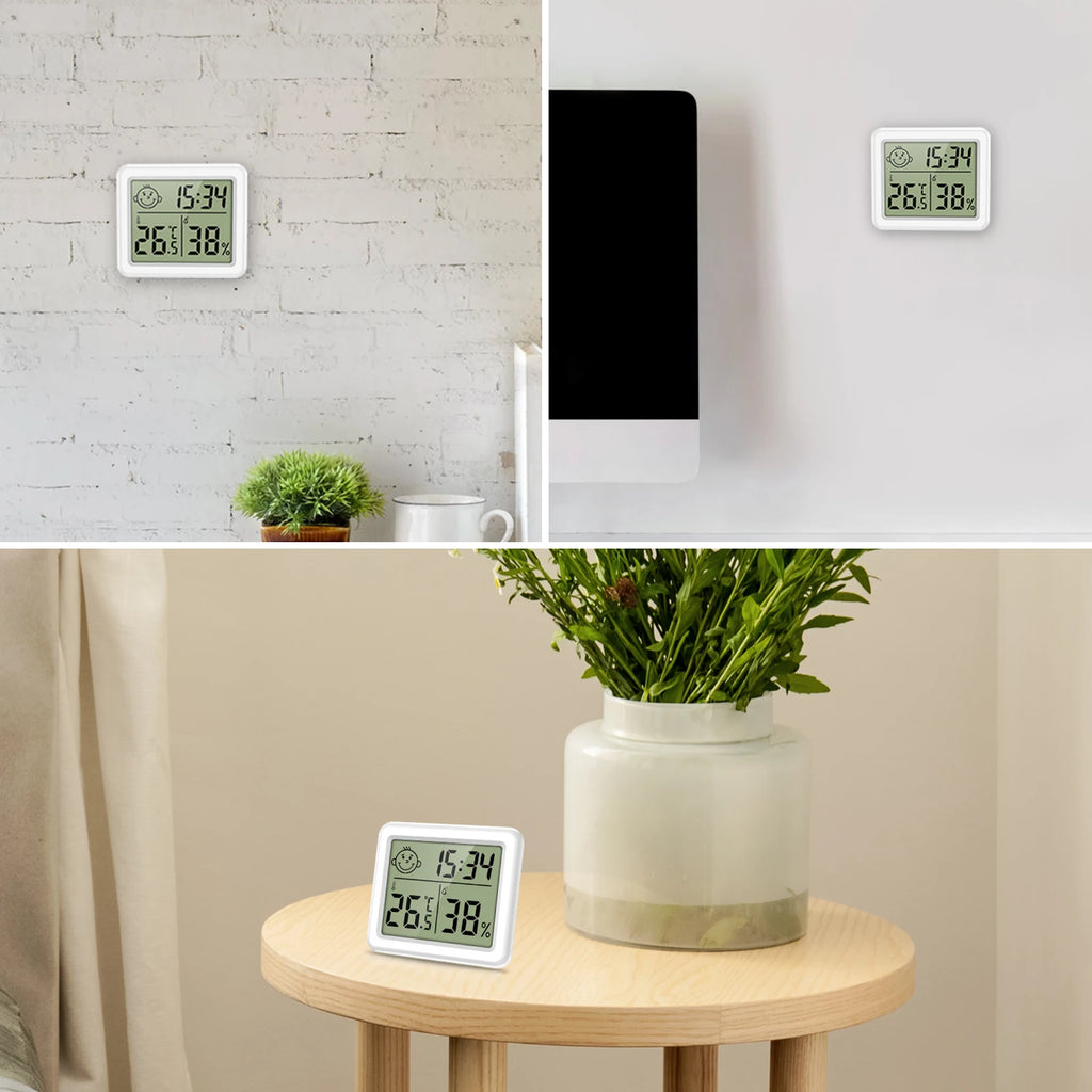 ORIA Mini Indoor Digital Thermometer Hygrometer LCD Temperature Humidity Monitor