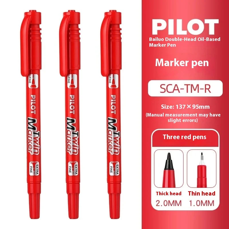 CowLost | product_id-pilot-oil-based-permanent-marker-pen-2-in-1-dual-tip-fine-bold-quick-drying-waterproof-smudge-proof |24