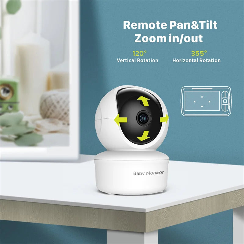 CowLost | baby-transport-accessories-babystar-5-video-baby-monitor-with-remote-pan-tilt-zoom-camera-and-audio |3
