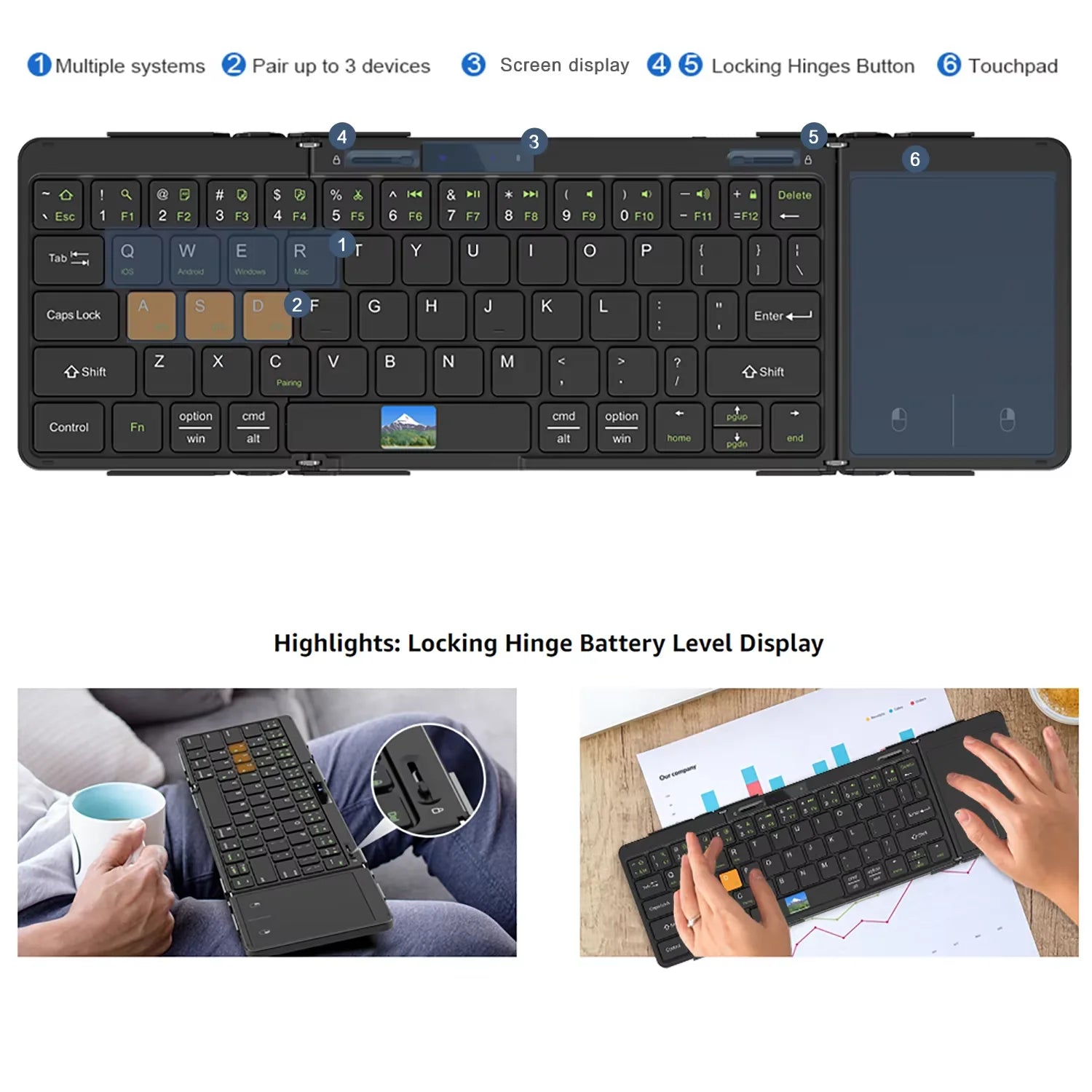 CowLost | product_id-foldable-bluetooth-keyboard-with-touchpad-display-multi-device-support-for-windows-ios-android |6