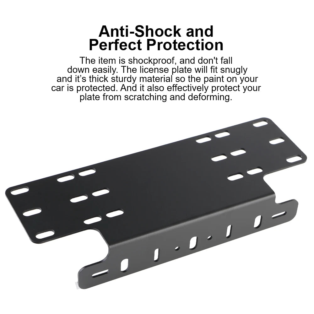 CowLost | product_id-front-bumper-license-plate-mount-bracket-with-led-work-light-bar |8