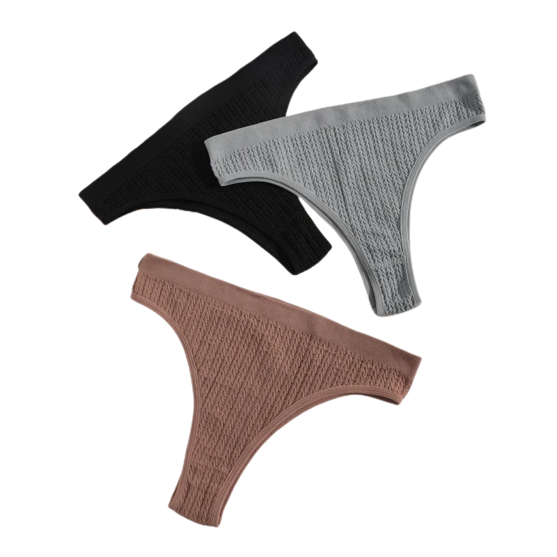 CowLost | product_id-2pcs-womens-seamless-low-rise-solid-briefs-m-xl |8