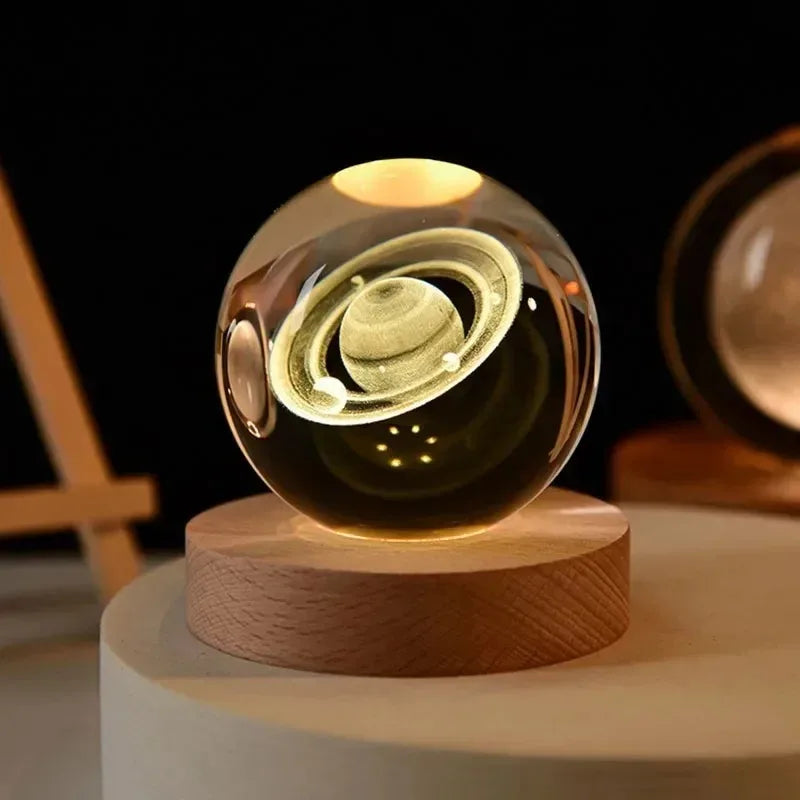 CowLost | product_id-6cm-3d-crystal-ball-led-solar-system-planets-moon-astronaut-decoration |1