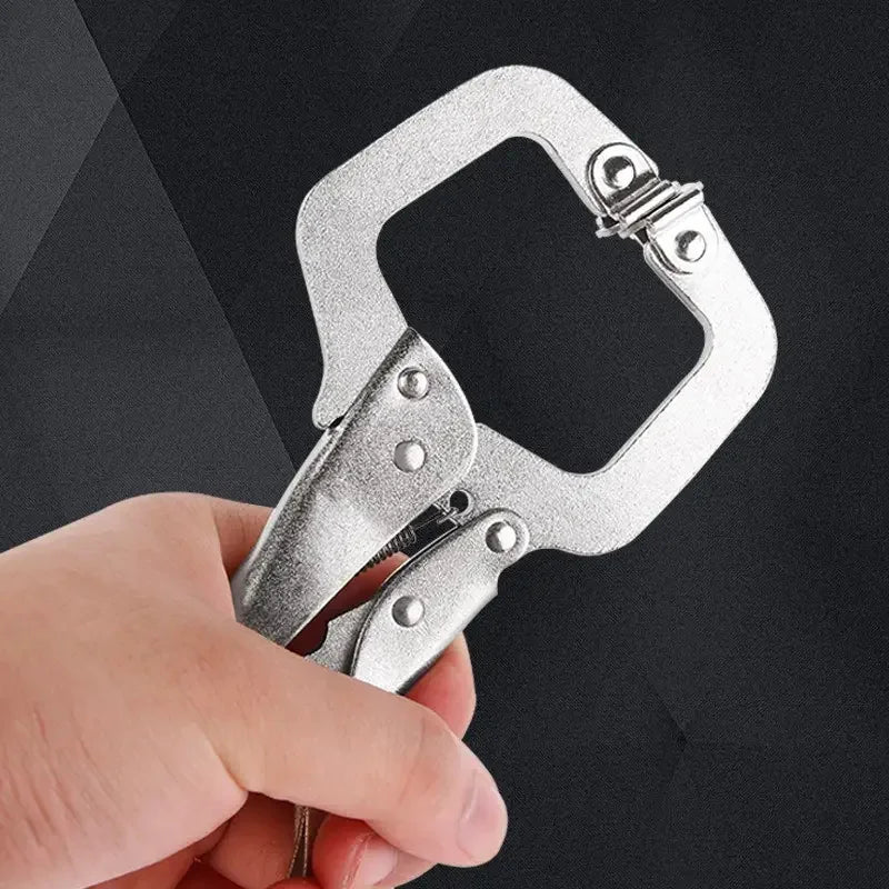 1pc 6.5/11 Inch Adjustable Locking Type C Pliers Welding Quick Grip Clamps Manual Clamping Tools For Pipes And Woodworking