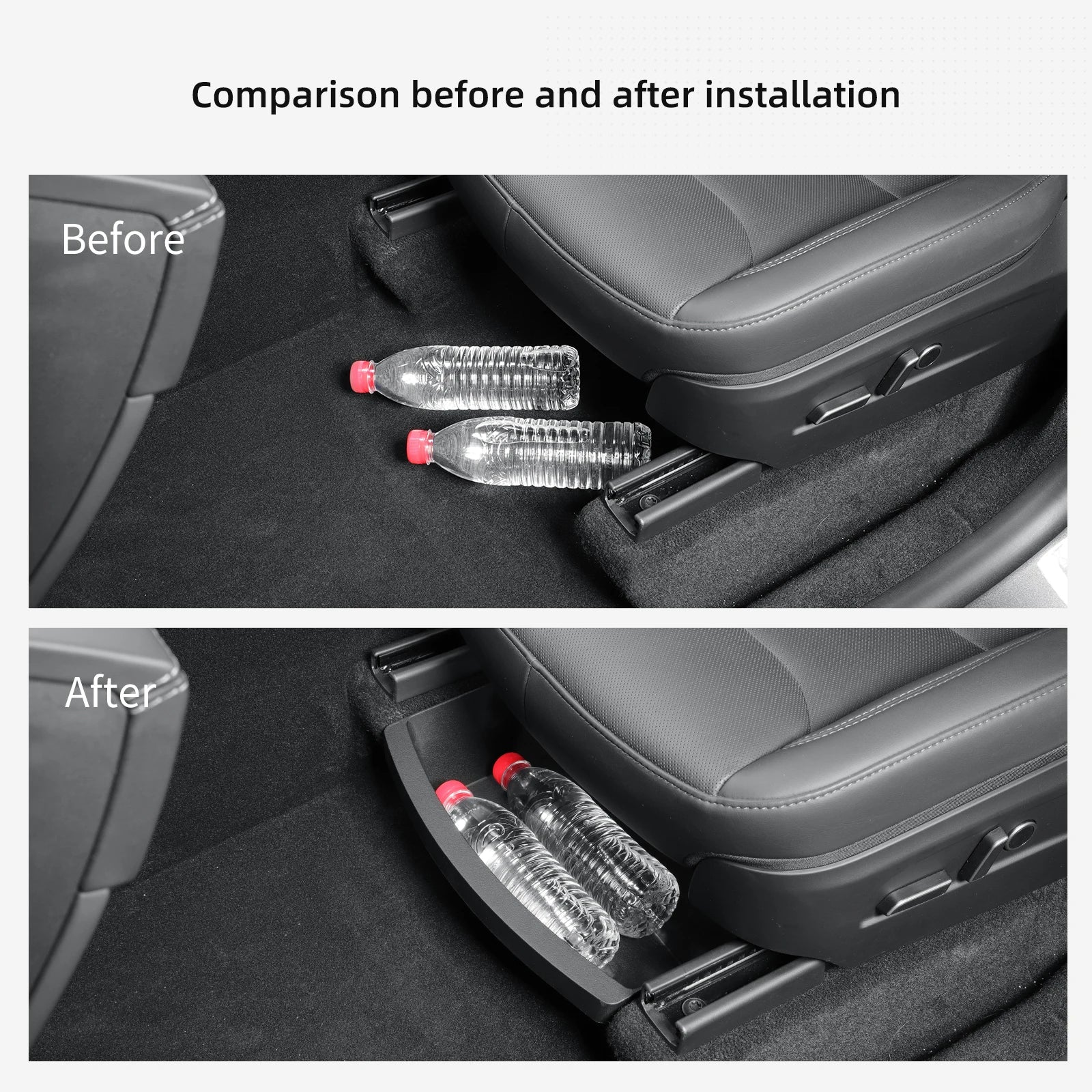 CowLost | for-tesla-model-y-juniper-launch-2025-under-seat-storage-box |7