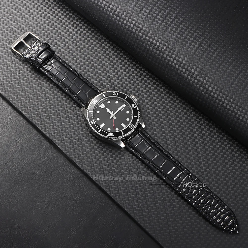 Ultra Fiber Leather Watch Band 18mm 20mm 22mm Universal Strap for Men Women