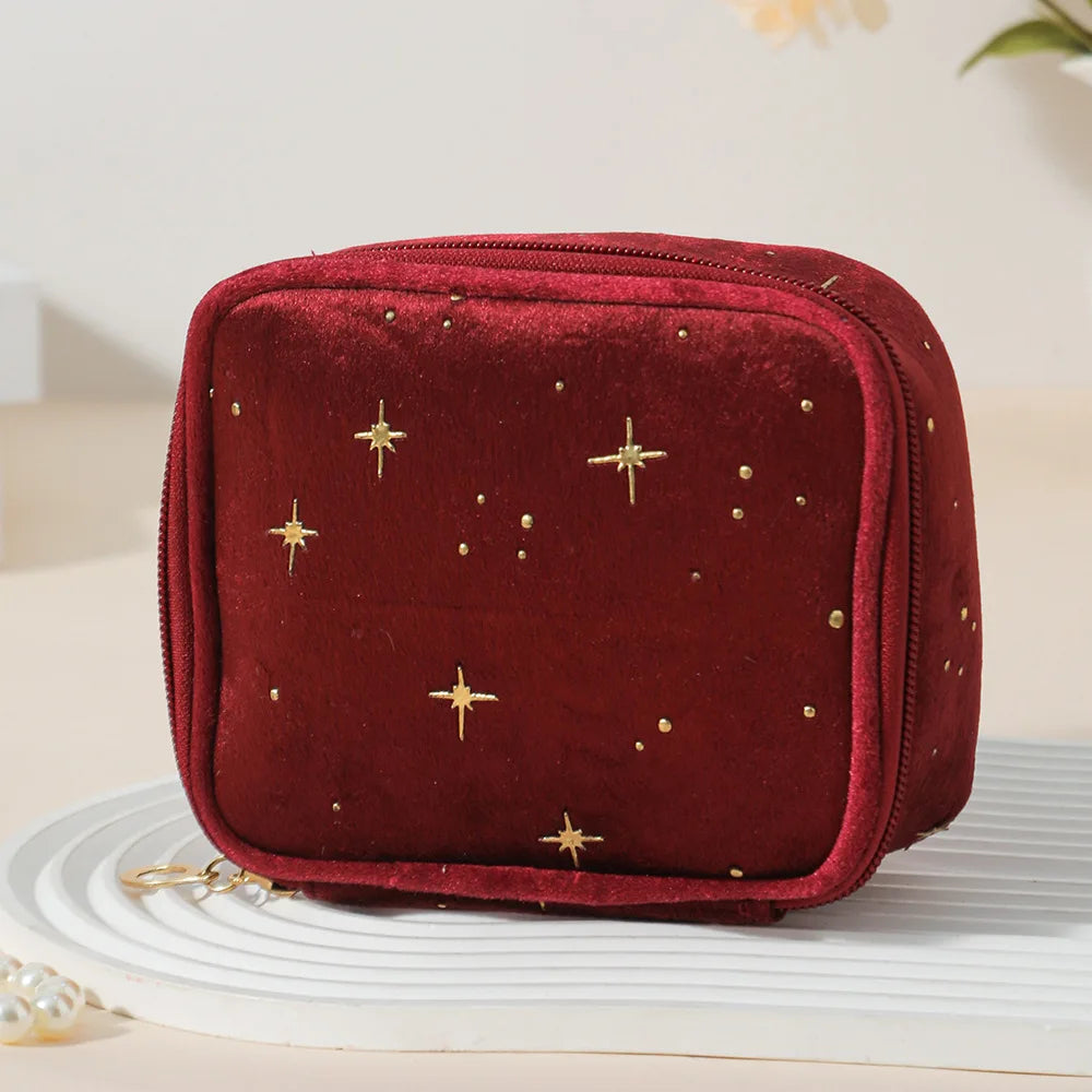 CowLost | mini-cute-square-cosmetic-bag-women-portable-earphones-lipstick-sanitary-napkins-storage-pouch |8