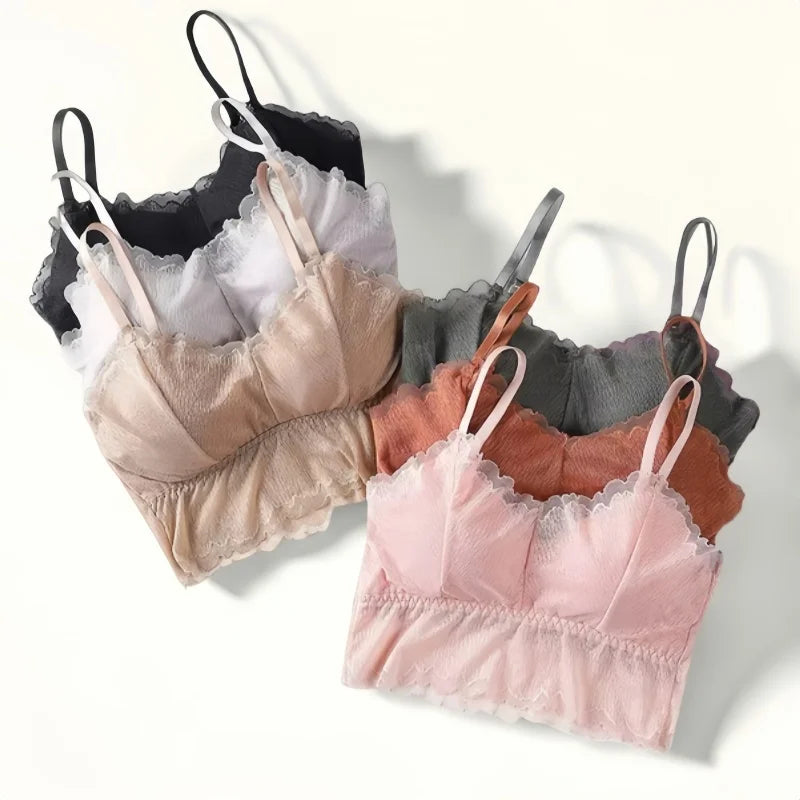 CowLost | product_id-wireless-padded-lace-bralette-crop-top-for-women-summer-lingerie |1