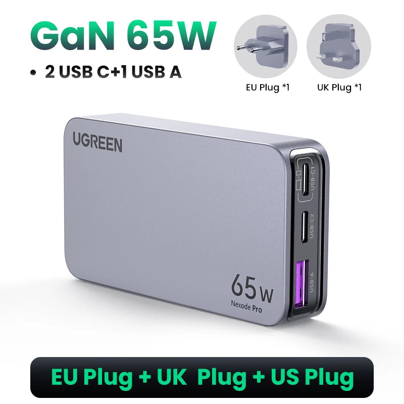 CowLost | ugreen-65w-gan-charger-quick-charge-4-0-3-0-usb-c-charger |7