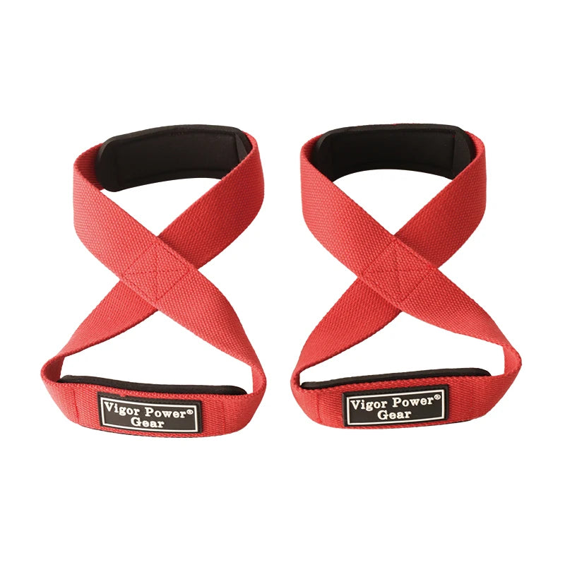 CowLost | sporting-goods-power-grip-powerlifting-figure-8-gym-wrist-straps-cross-training |20