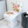 CowLost | gold-diamond-flower-bathroom-toilet-self-adhesive-sticker |11