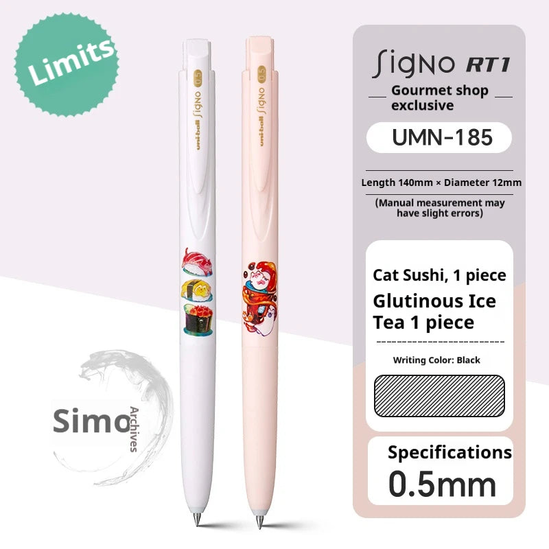 CowLost | product_id-japan-uni-mitsubishi-umn-185-food-museum-collab-0-5mm-gel-pen-ultra-smooth-for-school-collectors-gift |30