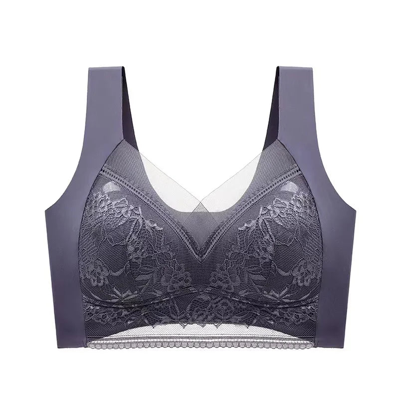CowLost | high-quality-sexy-lace-seamless-womens-vest-top-support-anti-sagging-no-steel-ring-womens-bra-sports-yoga-vest-thin-section |15
