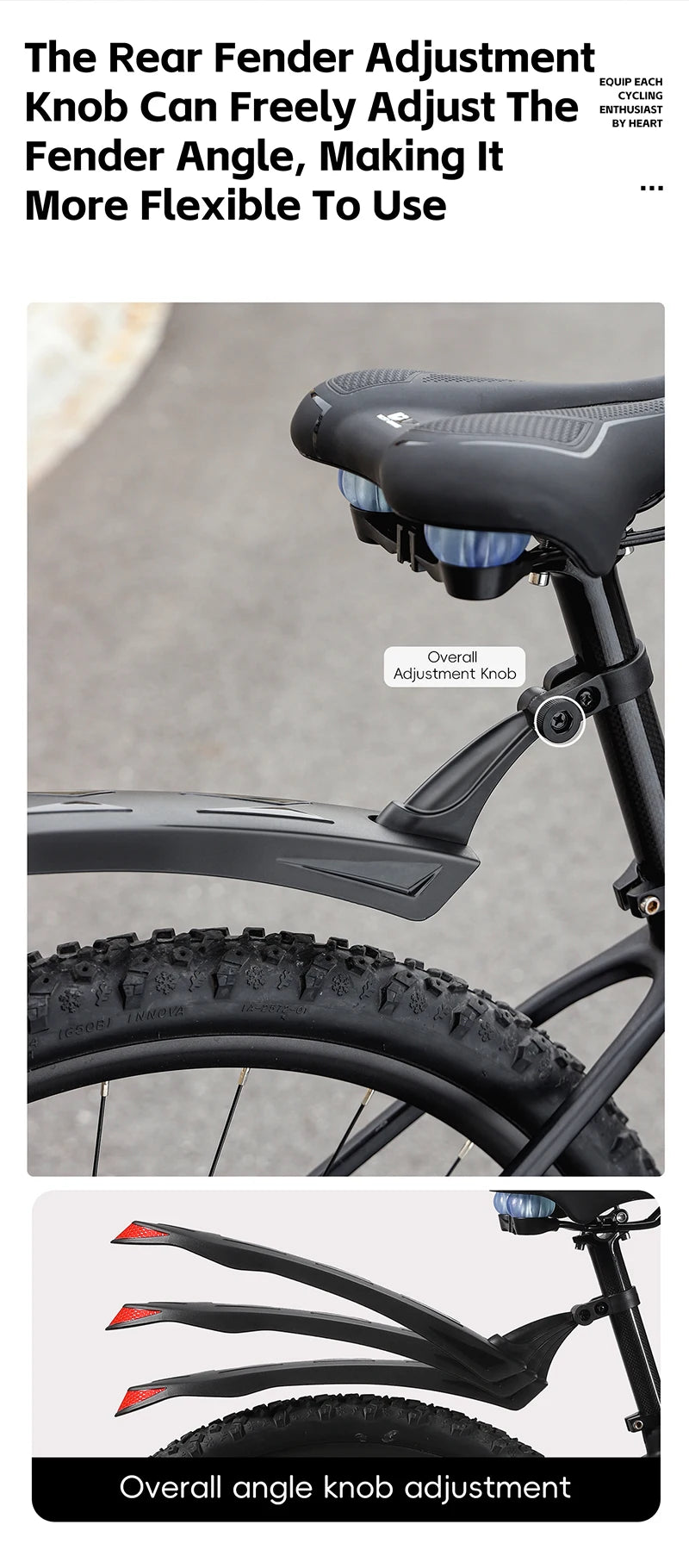 CowLost | sporting-goods-west-biking-reflective-high-toughness-bicycle-fender-for-26-27-5-inch-mtb |13