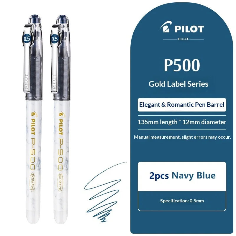 CowLost | product_id-pilot-p500-gold-series-0-5mm-gel-pen-6-colors-anti-smudge-marble-design-ideal-for-students-exams |39