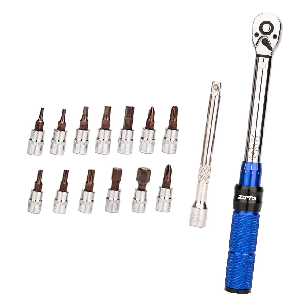 CowLost | ztto-mtb-road-bike-bicycle-preset-torque-wrench-2nm-to-24nm-precise-instrument-durable-hexagon-t25-allen-key-s2-prime-steel |10