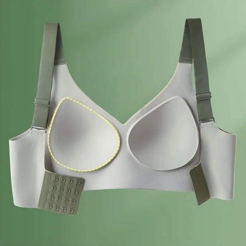 CowLost | product_id-3pcs-wireless-seamless-padded-push-up-bras-for-women-adjustable-straps-plus-size-m-4xl |3