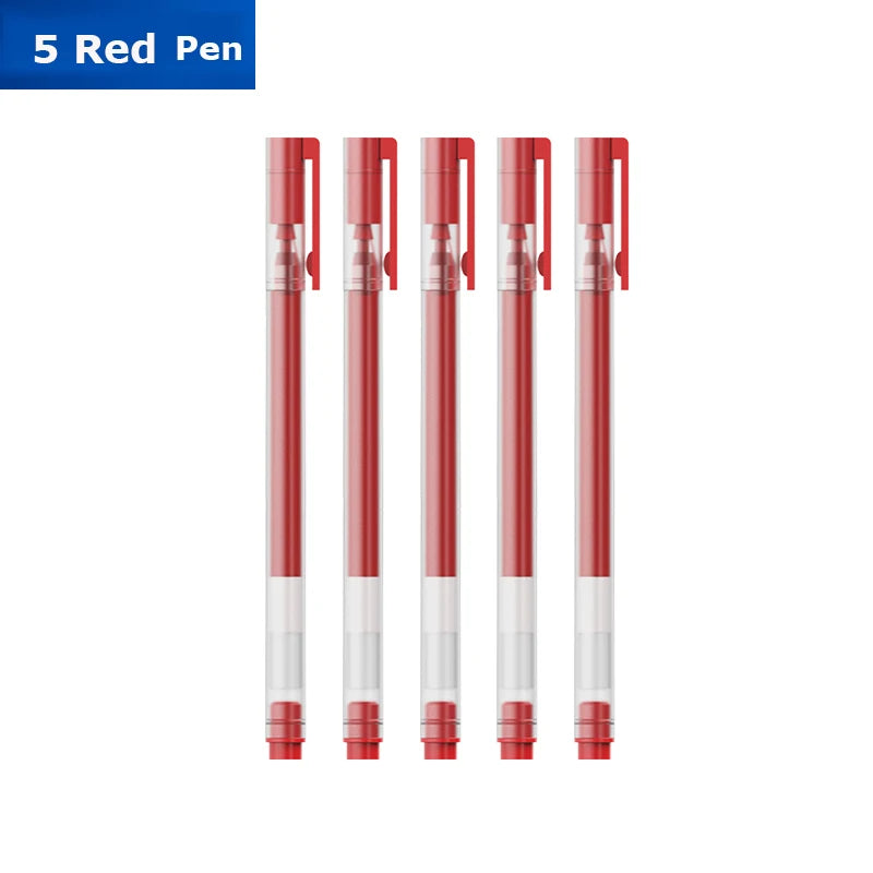 CowLost | product_id-beifa-5-10pcs-0-5mm-gel-pens-black-blue-red-ink-refills-large-capacity-water-based-office-school-pens |15