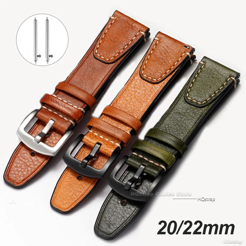 CowLost | bracelets-product_id-vintage-genuine-leather-watch-strap-20mm-22mm-retro-stitching-for-seiko-rolex |8