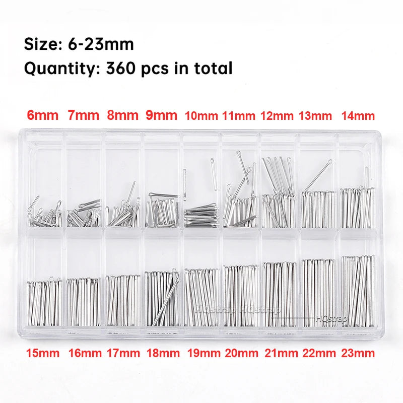 CowLost | product_id-360pcs-stainless-steel-watchband-split-connecting-pins-6-23mm-assortment |8