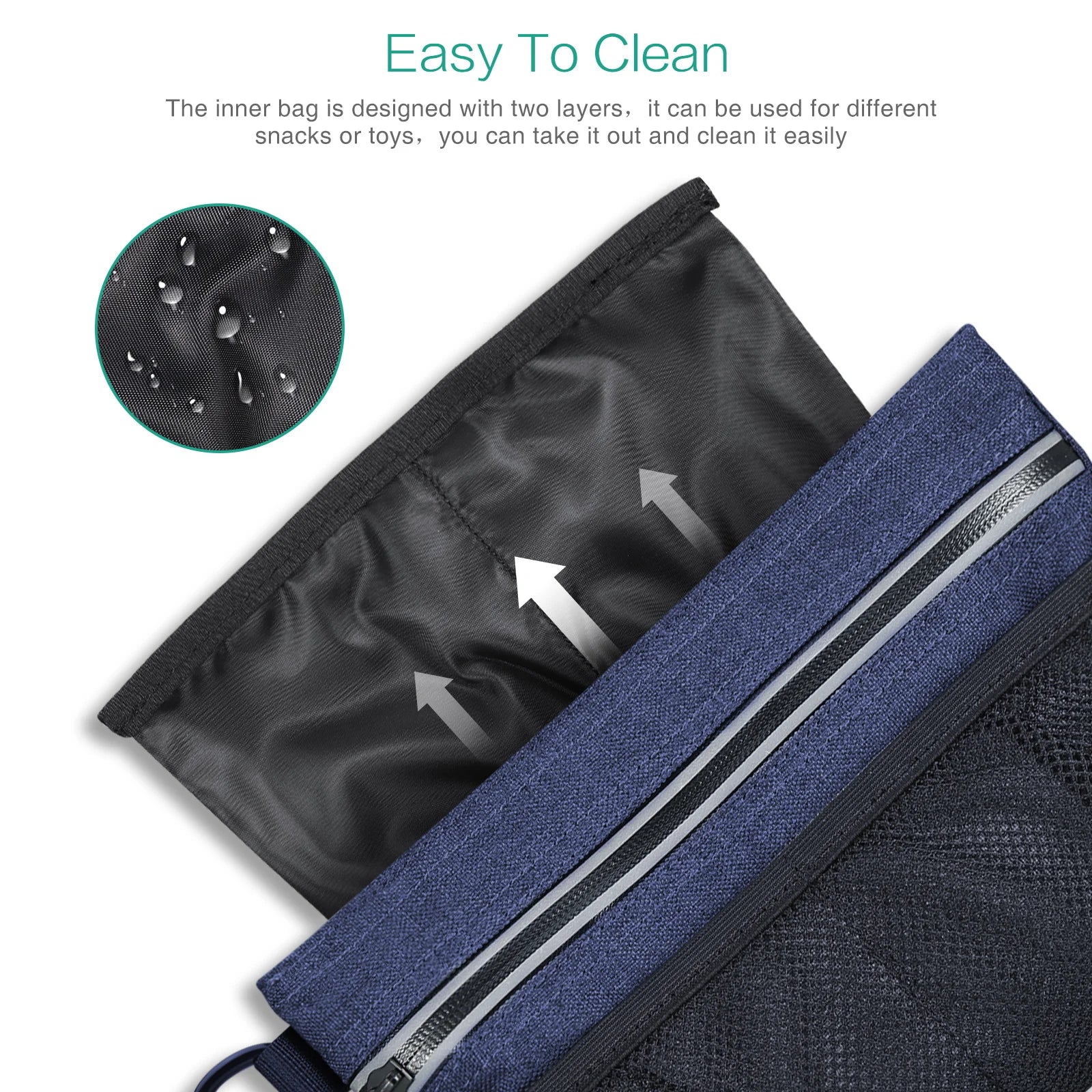 ORIA Hands-Free Dog Training Waist Pack with Treat Pouch & Poop Bag Dispenser