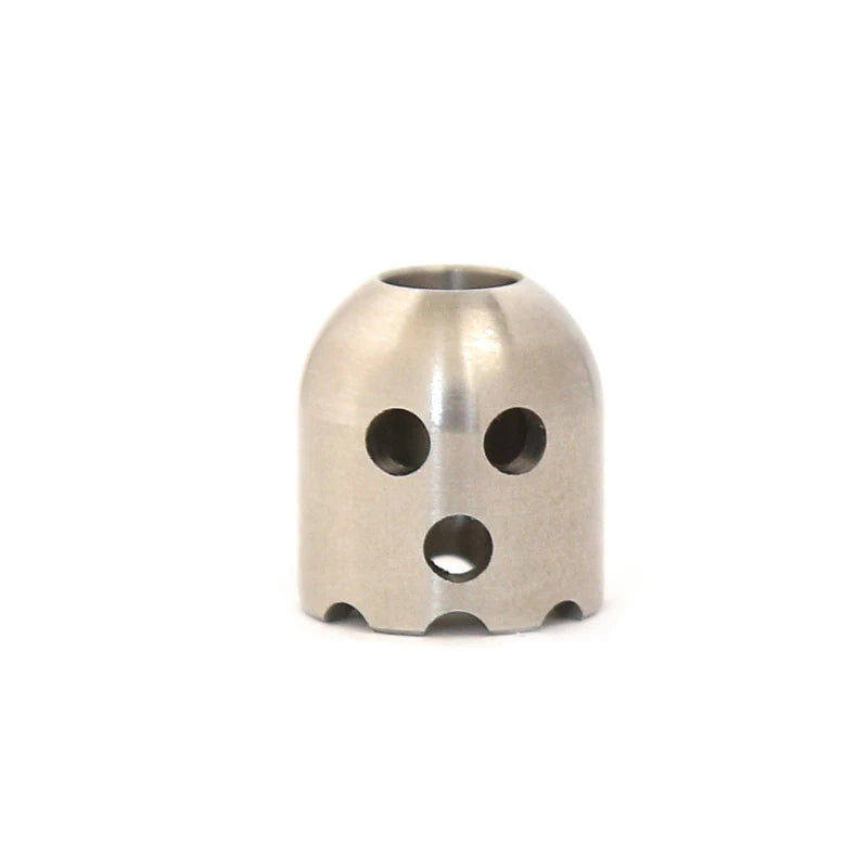 CowLost | product_id-ghost-shaped-stainless-steel-pendant-with-paracord-rope-stress-reliever-edc-toy |1