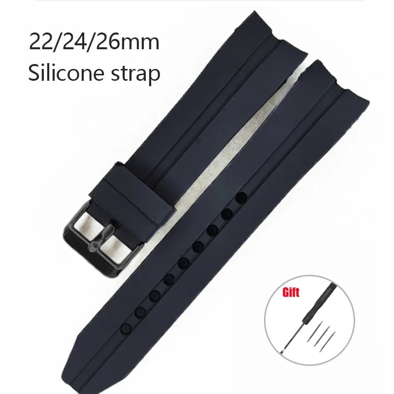 CowLost | product_id-waterproof-silicone-replacement-strap-for-rolex-seiko-watches-22-24-26mm |1