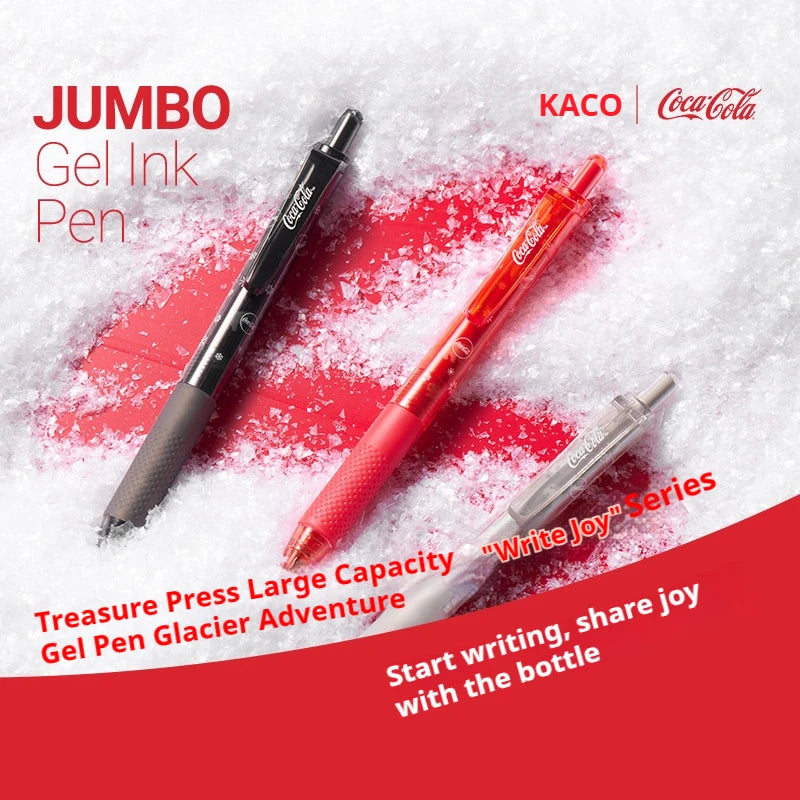 CowLost | product_id-kaco-x-coca-cola-3-pack-gel-pens-0-5mm-black-red-needle-point-1800m-long-writing-for-school-office |2