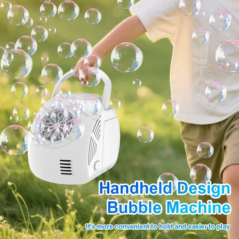 CowLost | product_id-portable-bubble-machine-toy-for-kids-outdoor-entertainment-wedding-birthday-gift-no-battery-needed |4