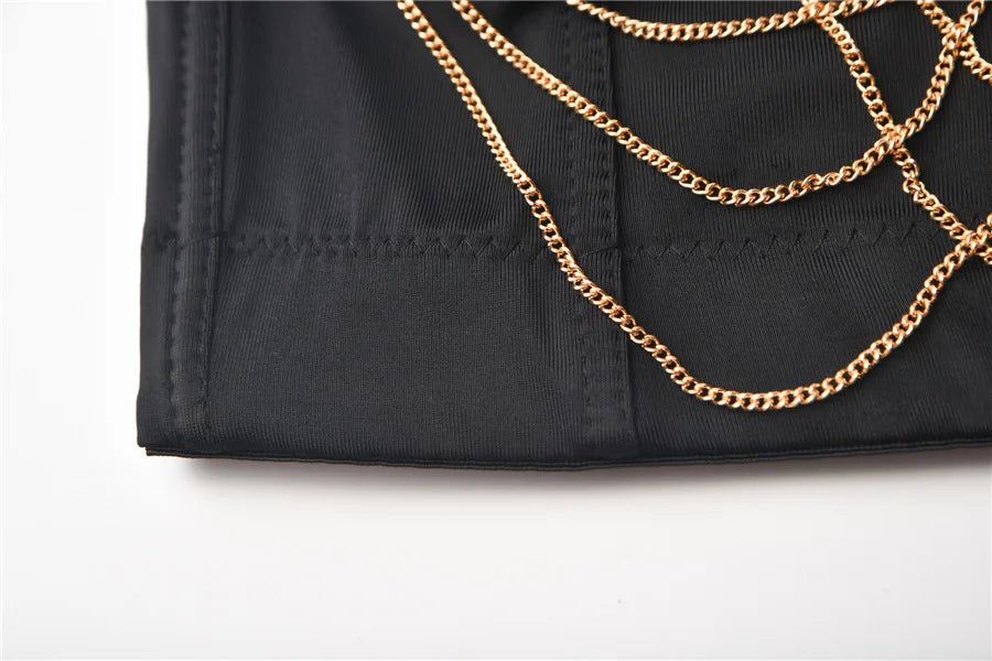 CowLost | activewear-pants-gold-rivets-chains-sexy-push-up-bra-bralette-crop-top-punk-gothic |11